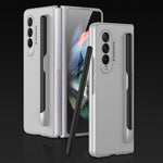 GKK Ultra-sottile custodia a libro con copertura completa con slot per penna, For Samsung Galaxy Z Fold3 5G