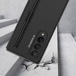 GKK Ultra-sottile custodia a libro con copertura completa con slot per penna, For Samsung Galaxy Z Fold3 5G