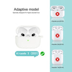 Custodia protettiva in silicone con gancio per AirPods 3