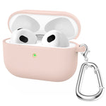 Custodia protettiva in silicone con gancio per AirPods 3