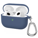 Custodia protettiva in silicone con gancio per AirPods 3