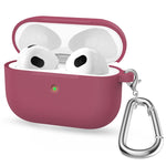 Custodia protettiva in silicone con gancio per AirPods 3