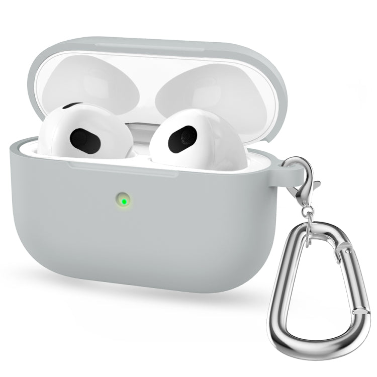 Custodia protettiva in silicone con gancio per AirPods 3