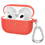 Custodia protettiva in silicone con gancio per AirPods 3