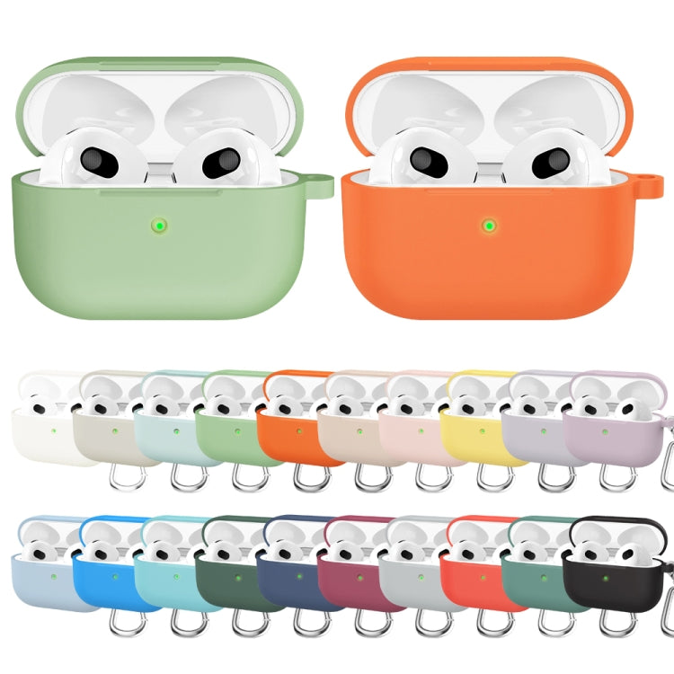 Custodia protettiva in silicone con gancio per AirPods 3