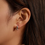 Orecchini da donna con fiori delicati in argento sterling S925, Delicate Flowers