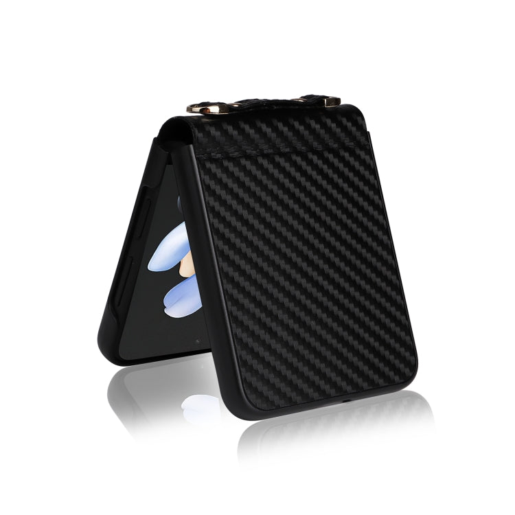 Custodia per telefono in fibra di carbonio, For Samsung Galaxy Z Flip3 5G