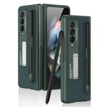 Custodia a libro ultrasottile GKK per PC + PU con supporto e slot per penna, For Samsung Galaxy Z Fold3 5G