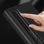 Custodia per telefono in pelle con flip orizzontale ultrasottile GKK con slot per penna, For Samsung Galaxy Z Fold3 5G