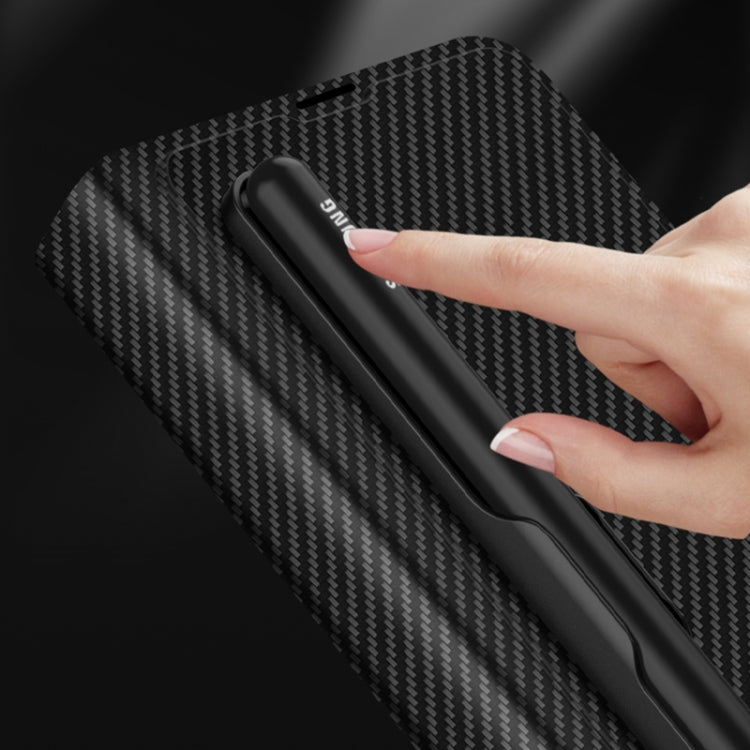 Custodia per telefono in pelle con flip orizzontale ultrasottile GKK con slot per penna, For Samsung Galaxy Z Fold3 5G