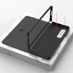 Custodia per telefono in pelle con flip orizzontale ultrasottile GKK con slot per penna, For Samsung Galaxy Z Fold3 5G