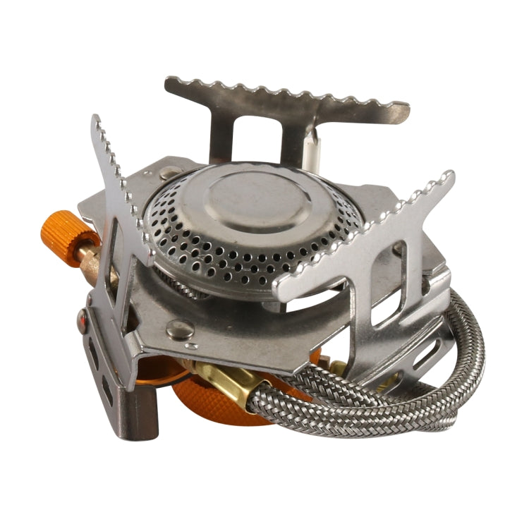A6625-02 Fornello a gas portatile con bruciatore diviso per esterni con accendino, A6625-02