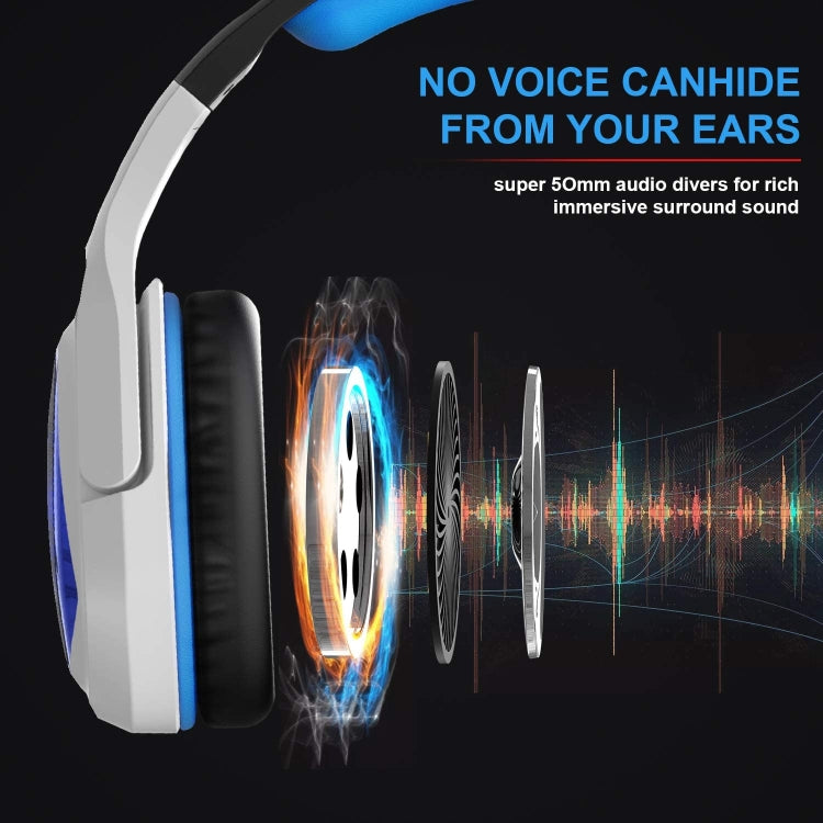 SADES MH901 Cuffie da gioco regolabili USB a 7.1 canali con microfono