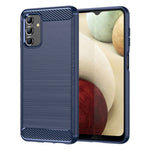 Custodia per telefono TPU in fibra di carbonio con trama spazzolata, For Samsung Galaxy A13 5G, For Samsung Galaxy M52 5G