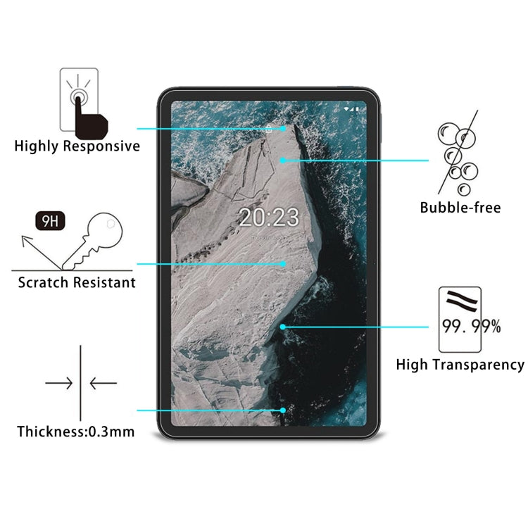 2 PZ 9H 2.5D Pellicola per tablet in vetro temperato antideflagrante, For Nokia T20, For Amazon Kindle Paperwhite 5 6.8 2021, For OPPO Realme Pad, For Samsung Galaxy Tab A8 / X200 / X205 / Galaxy Tab A8 10.5 2021 (2 PCS), For Samsung Galaxy Tab S8 (2pc...