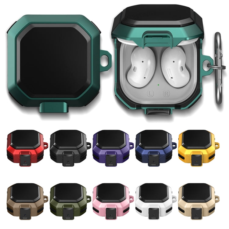 Thunder Battlegear Custodia protettiva per auricolari anticaduta con interruttore, For Samsung Galaxy Buds Live / Buds 2 / Buds Pro / Buds 2 Pro