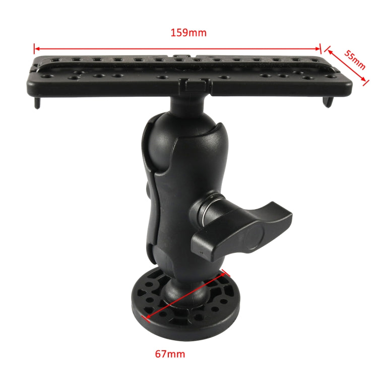 Staffa per fishfinder per navigazione su yacht Supporto per fishfinder elettronico marino, A6644
