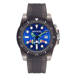 SANDA 6078 Orologio al quarzo da donna con quadrante fluorescente e cinturino trasparente