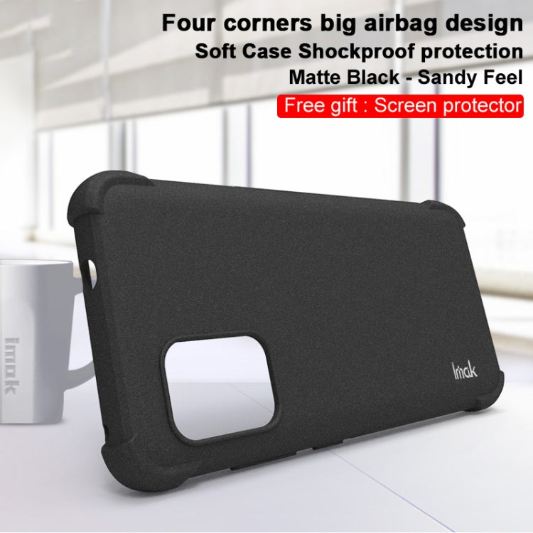 IMAK Custodia in TPU antiurto per airbag all-inclusive con protezione per lo schermo, For Xiaomi Black Shark 4 Pro / 4, For Asus Zenfone 8 ZS590KS