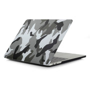 Custodia protettiva per PC con decalcomanie ad acqua per laptop con motivo mimetico, For MacBook Retina 12 inch A1534, For MacBook Air 13.3 inch A1466 / A1369, For MacBook Pro 13.3 inch A1278, For MacBook Retina 15.4 inch A1398                         ...