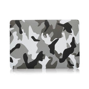 Custodia protettiva per PC con decalcomanie ad acqua per laptop con motivo mimetico, For MacBook Retina 12 inch A1534, For MacBook Air 13.3 inch A1466 / A1369, For MacBook Pro 13.3 inch A1278, For MacBook Retina 15.4 inch A1398                         ...