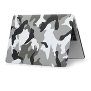 Custodia protettiva per PC con decalcomanie ad acqua per laptop con motivo mimetico, For MacBook Retina 12 inch A1534, For MacBook Air 13.3 inch A1466 / A1369, For MacBook Pro 13.3 inch A1278, For MacBook Retina 15.4 inch A1398                         ...