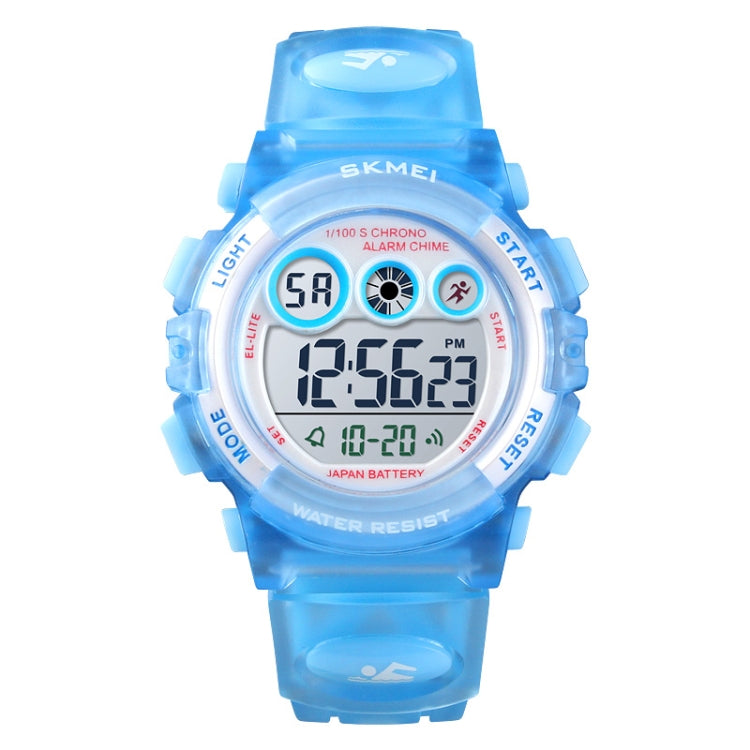 SKMEI 1451 Cronometro digitale a LED Cronografo Orologio elettronico sportivo per bambini luminoso, 1451(Transparent Pink Blue), 1451(Transparent Pink), 1451(Transparent Purple), 1451(Transparent Sky Blue), 1451(Transparent Rose Red)                   ...