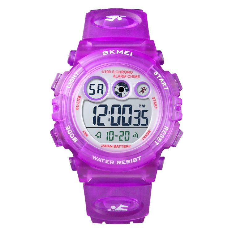 SKMEI 1451 Cronometro digitale a LED Cronografo Orologio elettronico sportivo per bambini luminoso, 1451(Transparent Pink Blue), 1451(Transparent Pink), 1451(Transparent Purple), 1451(Transparent Sky Blue), 1451(Transparent Rose Red)                   ...