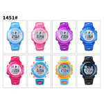 SKMEI 1451 Cronometro digitale a LED Cronografo Orologio elettronico sportivo per bambini luminoso, 1451(Transparent Pink Blue), 1451(Transparent Pink), 1451(Transparent Purple), 1451(Transparent Sky Blue), 1451(Transparent Rose Red)                   ...