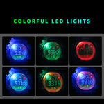 SKMEI 1451 Cronometro digitale a LED Cronografo Orologio elettronico sportivo per bambini luminoso, 1451(Transparent Pink Blue), 1451(Transparent Pink), 1451(Transparent Purple), 1451(Transparent Sky Blue), 1451(Transparent Rose Red)                   ...