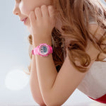 SKMEI 1451 Cronometro digitale a LED Cronografo Orologio elettronico sportivo per bambini luminoso, 1451(Transparent Pink Blue), 1451(Transparent Pink), 1451(Transparent Purple), 1451(Transparent Sky Blue), 1451(Transparent Rose Red)                   ...