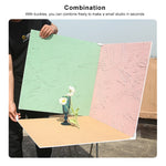 60 x 60 cm Retro PVC Cemento Texture Board Fondali Fotografia Board