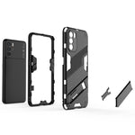 Punk Armor 2 in 1 PC + custodia per telefono antiurto in TPU con supporto invisibile, For OPPO K9 Pro, For Samsung Galaxy M52 5G