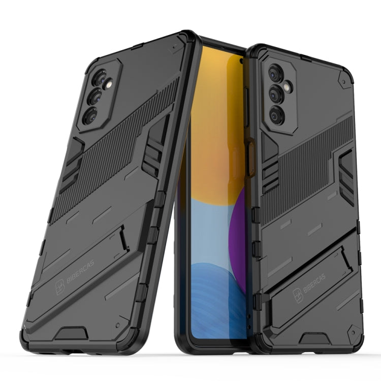Punk Armor 2 in 1 PC + custodia per telefono antiurto in TPU con supporto invisibile, For OPPO K9 Pro, For Samsung Galaxy M52 5G
