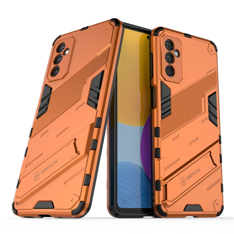 Punk Armor 2 in 1 PC + custodia per telefono antiurto in TPU con supporto invisibile, For OPPO K9 Pro, For Samsung Galaxy M52 5G