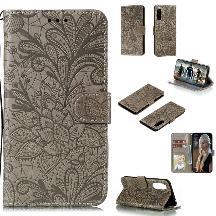 Custodia portafoglio in pelle con slot carte per Xperia 5
