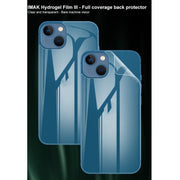 2 pezzi di protezione per la schiena in pellicola idrogel a schermo intero curvo IMAK, For iPhone 13, For iPhone 13 mini, For iPhone 13 Pro, For iPhone 13 Pro Max