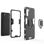 Custodia protettiva antiurto per PC + TPU con supporto per anello magnetico, For OPPO K9 Pro, For Samsung Galaxy M52 5G