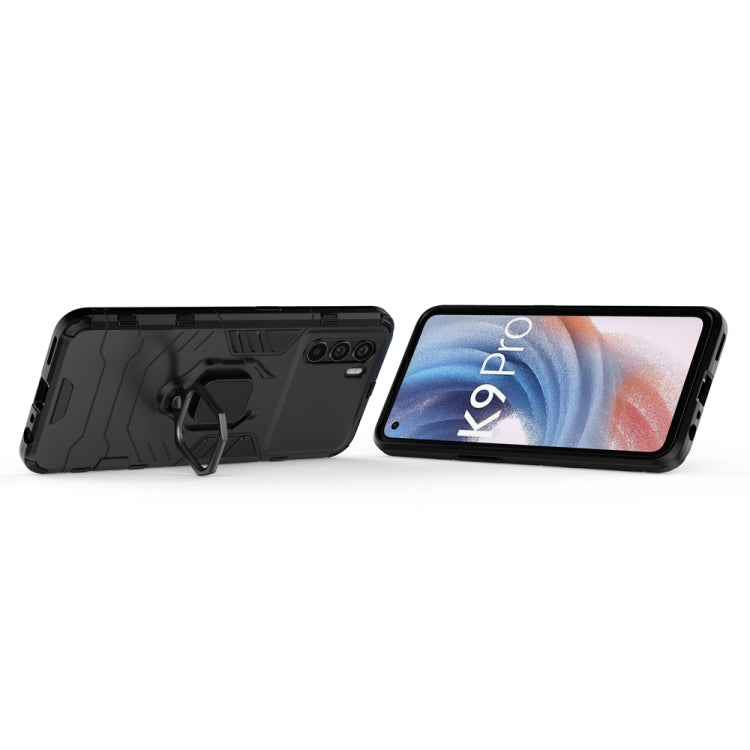 Custodia protettiva antiurto per PC + TPU con supporto per anello magnetico, For OPPO K9 Pro, For Samsung Galaxy M52 5G