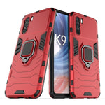 Custodia protettiva antiurto per PC + TPU con supporto per anello magnetico, For OPPO K9 Pro, For Samsung Galaxy M52 5G