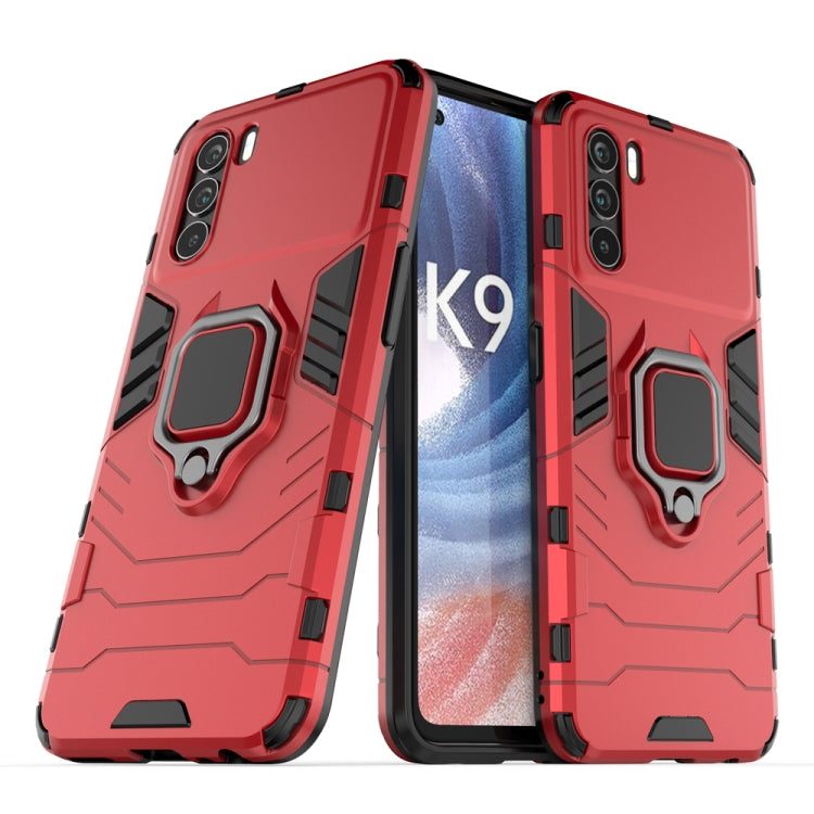Custodia protettiva antiurto per PC + TPU con supporto per anello magnetico, For OPPO K9 Pro, For Samsung Galaxy M52 5G