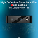 Pellicola per obiettivo fotocamera posteriore IMAK HD da 2 pezzi, For Google Pixel 6, For Google Pixel 6 Pro