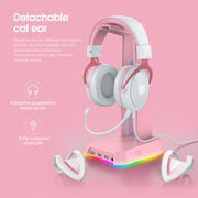 ONIKUMA X10 Cuffie da gioco regolabili con luce a LED per auto con microfono