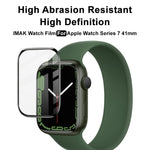 Pellicola protettiva per orologio in plexiglass HD IMAK, For Apple Watch 7 41mm, For Apple Watch 7 45mm