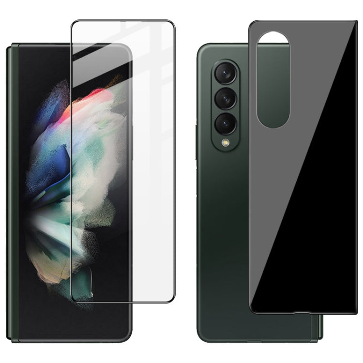 IMAK 2 in 1 Protettore Anteriore + Paraschiena Pellicola in Vetro Temperato, For Samsung Galaxy Z Fold3 5G