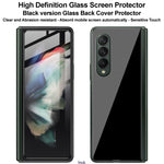 IMAK 2 in 1 Protettore Anteriore + Paraschiena Pellicola in Vetro Temperato, For Samsung Galaxy Z Fold3 5G