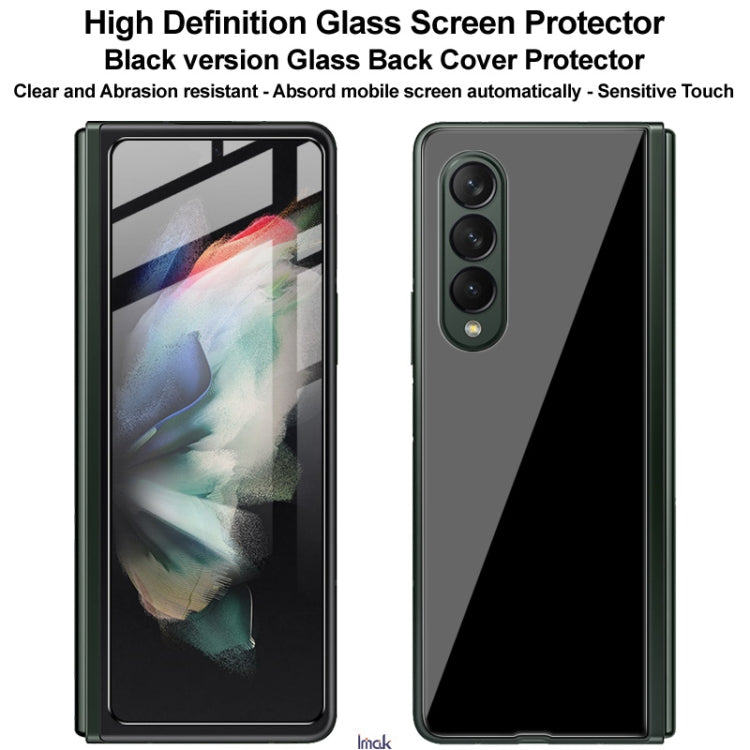 IMAK 2 in 1 Protettore Anteriore + Paraschiena Pellicola in Vetro Temperato, For Samsung Galaxy Z Fold3 5G