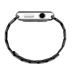 Cinturino di ricambio per cinturino di ricambio in acciaio magnetico con giunto di bambù per la serie Apple Watch, 7 41mm / 6&SE&5&4 40mm / 3&2&1 38mm, 7 45mm / 6&SE&5&4 44mm / 3&2&1 42mm