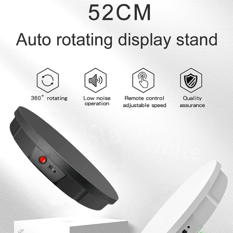 Giradischi girevole elettrico con telecomando da 52 cm Espositore per giradischi per riprese video Giradischi, alimentazione plug-in, 52cm, Plug-in Power,US Plug, 52cm, Plug-in Power,EU Plug, 52cm, Plug-in Power,AU Plug, 52cm, Plug-in Power,UK Plug    ...