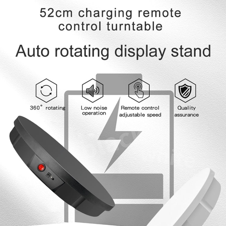 Giradischi girevole elettrico con telecomando da 52 cm Espositore per giradischi per riprese video Giradischi, potenza di ricarica, 52cm, Charging Power,US Plug, 52cm, Charging Power,EU Plug, 52cm, Charging Power,AU Plug, 52cm, Charging Power,UK Plug  ...